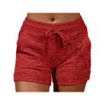 thumbnail image 3 of Women's Drawstring Athletic Shorts with Pockets, Casual Stretch Summer Shorts for Fitness and Daily Wear, 3 of 7