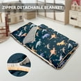 thumbnail image 3 of Primlect Nap Mat, 55" x 22" x 3" Sleeping Bag with Zipper, Removable Pillow and Blanket, for Daycare, 3 of 8