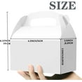 thumbnail image 2 of 30-Pack White Party Favor Treat Boxes, Goodie Gable Paper Gift Boxes with Handles. Perfect for Wedding, Birthday, Graduation, 2 of 3