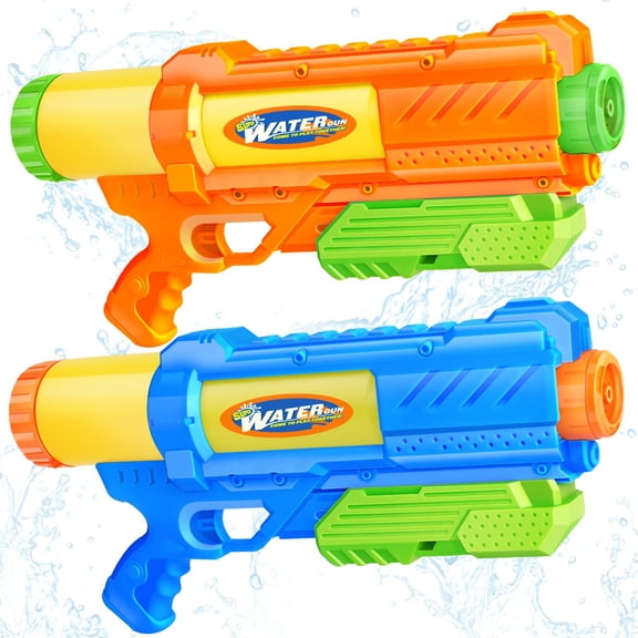Water Gun Fikamd Super Water Squirt Blaster, 1200 ml, paquete de 2 unidades