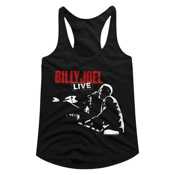 Billy Joel Music 81 Tour Ladies  Racerback Tank Top Shirt