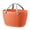 Orange#1, variant on HOARBOEG Storage Basket, Woven Plastic Laundry Basket with Handles, Foldable Picnic Basket for Groceries, Market Shopping, Home Organization Outdoor Picnics