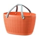 thumbnail image 2 of Bolso tipo cesta de compras tejido para la compra, picnic o almacenamiento | Asa ergonómica para facilitar el transporte | Diseño espacioso con apertura superior para ropa sucia, 2 of 6