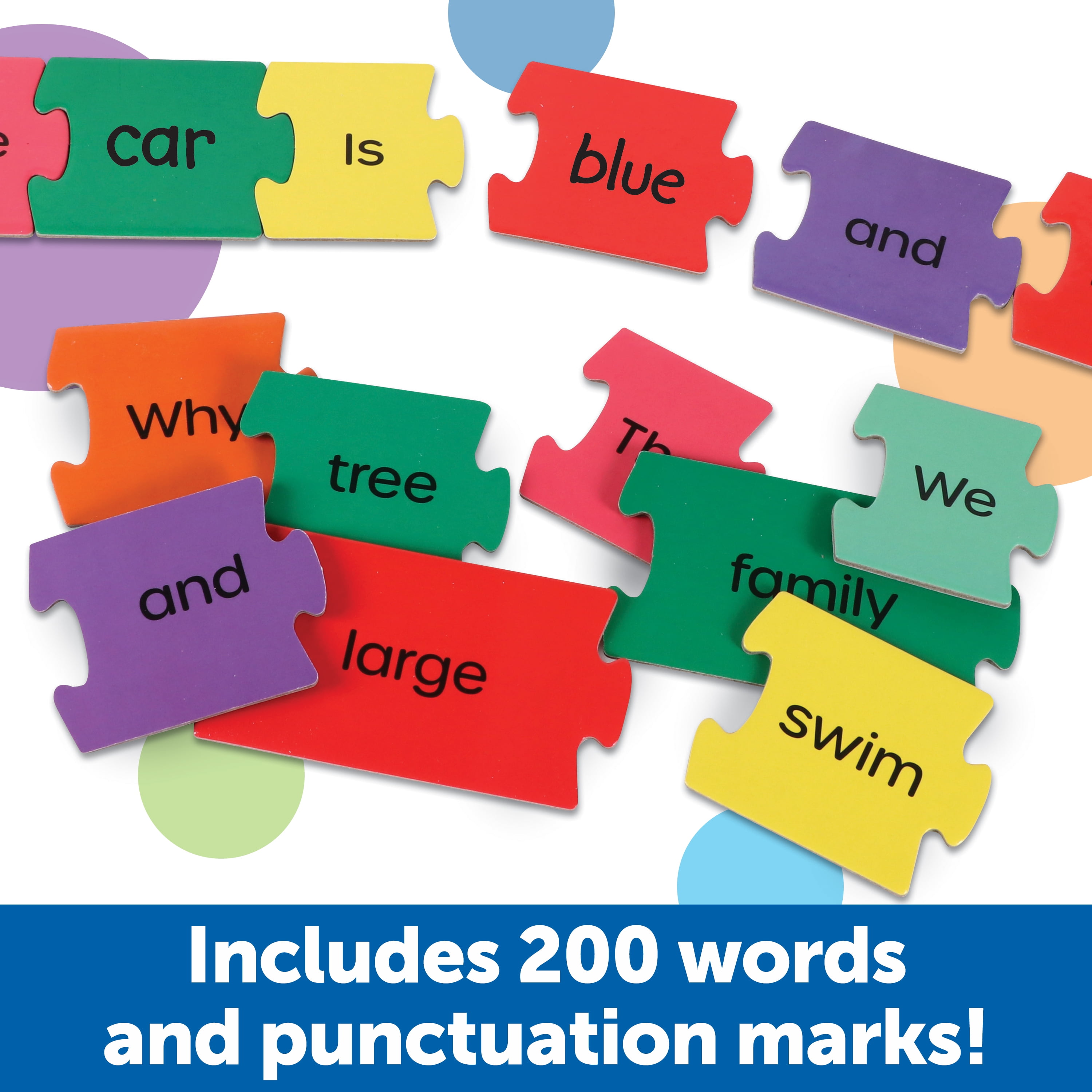Learning Resources Skill Builders! Sentence Puzzles - 106 Pieces, Educational Games for Kids Ages 5+