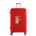 thumbnail image 1 of Luggage Dust Cover Pull-rod Case Protector Reusable for Washable 18-32inch Floral Letter Printed Pattern Travel Accessories 8floral letter F XL, 1 of 6