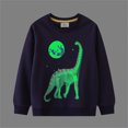 thumbnail image 2 of HCNTES Toddler Boy Shirts Boys Long Sleeve Crew Neck T-Shirt with Animals Print | Soft Cotton Crewneck Pullover Tops Shirts, 2 of 5