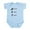 Sky Blue, variant on CafePress - Crawl Walk Cycle Body Suit - Baby Light Bodysuit, Size Newborn - 24 Months