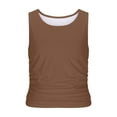 thumbnail image 5 of Womens Sleeveless Fitted Tank Tops 2025 New Ribbed Tanks Sexy Casual Trendy Basic Tee Tight Crewneck Camisole Knit Vest, 5 of 5