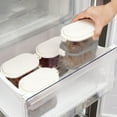 thumbnail image 2 of Cajas de almacenamiento de alimentos apilables, herméticas y resistentes a la humedad. Organizador de cocina multiusos. Contenedores sellados de 350 ml de capacidad por capa., 2 of 6
