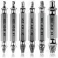 thumbnail image 2 of High-Quality Screw Extractor Set, Heavy-Duty Screw Remover Tools for Stripped Screws & Drill Bit, Works on Almost All Screw Sizes, Ideal for Removing Rusty & Broken Hardware,, 2 of 6