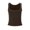 Coffee, variant on Wang6 Ribbed Tank Tops for Women Causal Sleeveless Square Neck Tops Summer Slim Fit Workout Tees Cami T-Shirts White XS