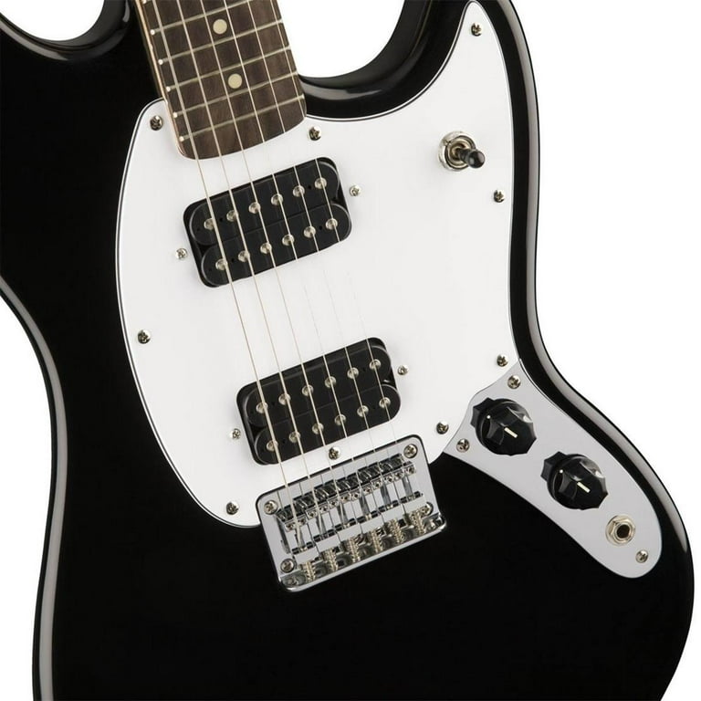 Squier Bullet Mustang HH Black – Chicago Music Exchange