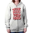 thumbnail image 3 of Work Play Hard Mantra Motto Workout Zip Up Hoodie Men's Women's Brisco Brands S, 3 of 7