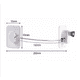thumbnail image 4 of Traba De Seguridad Con Llave Para Heladeraa, 4 Piezas  Blanco y Negro, 4 of 5