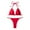 Red, variant on Ketyyh-chn99 Women's Bikini Swimsuits Bikini Tops for Women Women Solid Color Bikini Set Swimming Two Piece Swimsuits Swimwear Beach Suit Hot Pink,M