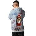 thumbnail image 5 of Hello Winter Shetland Sheepdog Smiling in Red Scarf Hat Welcome Christmas All Over Print 3D Hoodie Unisex Merch Hoodies Sheltie Dog Lover Gifts - 00017, 5 of 6
