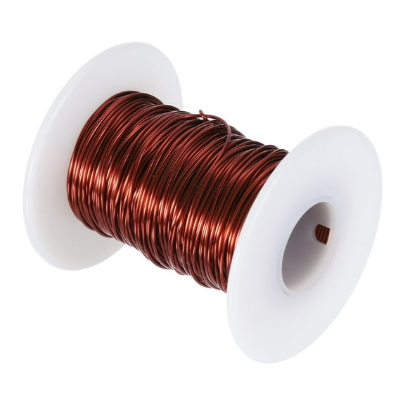 0.8mm Magnet Wire 69ft Enameled Copper Wire Enameled Magnet Winding Wire Coil 100g 130C for Transformers