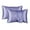 Purple, variant on Pure Mulberry Silk Pillowcase Soft Breathable Smooth Cooling Mulberry Silk Pillow Case Perfect Gift for a Female Friend 20*54" (Black)