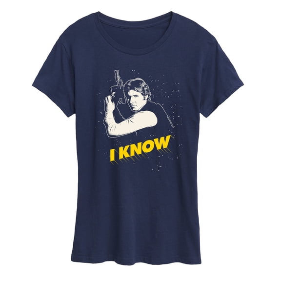 Star Wars - Valentine Han Solo I Know - Women's Short Sleeve Graphic T-Shirt