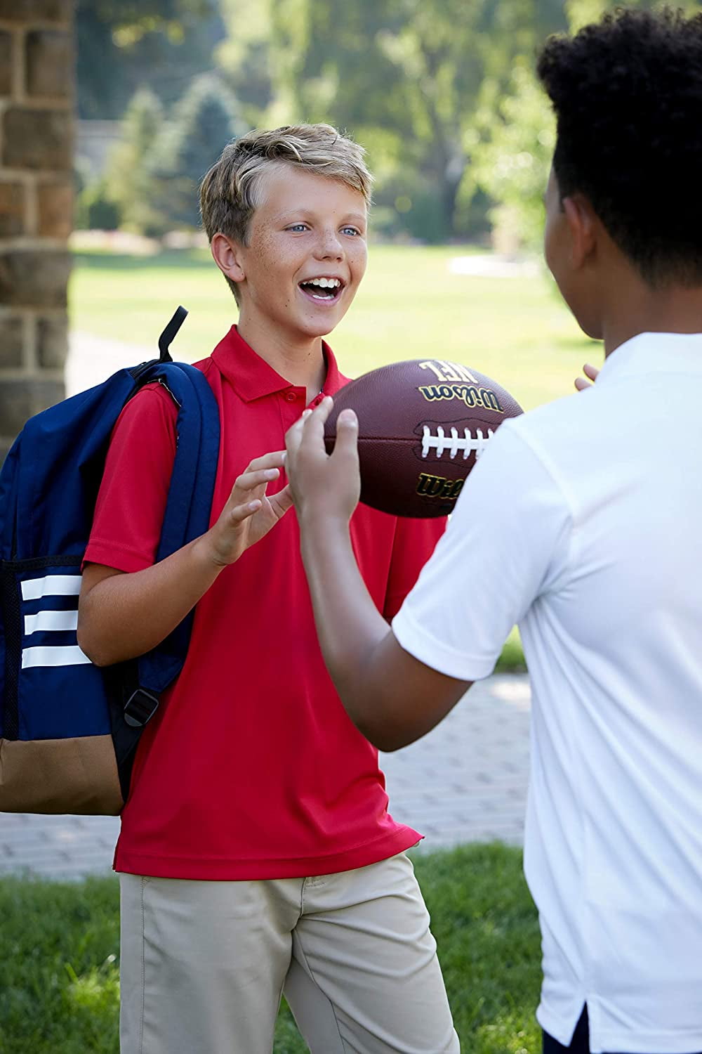 French Toast Boys 4-20 School Uniform Short Sleeve Stretch Moisture Wicking Polo Shirt