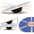thumbnail image 4 of Yes4All Wooden Wobble Balance Board, 16 in Surface, for Exercise Balance Trainer - Blue, 4 of 8