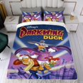 thumbnail image 4 of Pato Darkwing Conjunto de sábanas temático, trío de piezas, cómodo y amigable con la piel, diseño único, regalo de decoración para el hogar para familiares, amigos y fans,135cm *200cm, 4 of 6