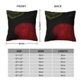 thumbnail image 4 of YFYANG Square Decorative Throw Pillow Case (Without Pillow Insert), Abstract Wood Texture Bedroom Sofa Car Cushion Cover, 22"x22", 4 of 9