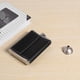 thumbnail image 3 of Pocket Hip Flask 8 Oz with Funnel Stainless Steel with Black Leather Wrapped Cover and Leak Proof -, 3 of 5