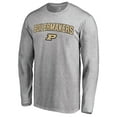 thumbnail image 2 of Men's Heathered Purdue Boilermakers Proud Mascot Long Sleeve T-Shirt, 2 of 3