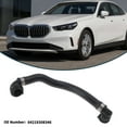 thumbnail image 3 of Unique Bargains Radiator Hose Heater Hose Radiator Outlet Hose Pipe No.64219308346 for BMW 530e 2018-2020 2.0L Electric/Gas Rubber Coolant Pipe Black 1 Pc, 3 of 6
