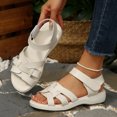 thumbnail image 6 of hopeusnice Women's Sandal Plus Size Available Thick Sole Comfortable Wear Fashionable Design For Various Foot Sizes White 40, 6 of 9