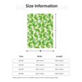 thumbnail image 4 of Throw Blanket for Couch Sofa and Bed, Cartoon funny cute chameleon Super Soft Plush Throw Blanket, Fuzzy Cuteness Comfy Warm Washable Flannel Blanket & Throws for All Season, 4 of 5