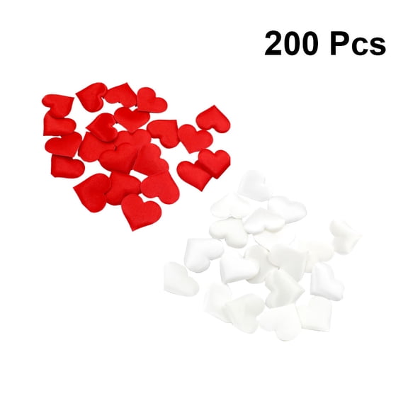 WEUVEB 200 Pieces Artificial Sponge Heart Confetti in Assorted Colors for Romantic Wedding and Party Decorations