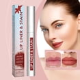 thumbnail image 3 of Lip Stain Lip Liner Stain Natural Long Lasting Lip Stain Peel Off Stay On All Day Transfer Proof Highly Pigmented Instant Peel Off Lip Stain Color Rose 3ml, 3 of 3