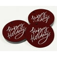 thumbnail image 3 of Inkdotpot Real Silver Foil Happy Holiday Tag Favor Hang Paper Tag 50 Piece, 3 of 7