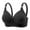 #272-Black, variant on Roncen Women's Wireless Push-Up 3-Hook & Eye Breathable Stretchable Everyday Bra - Comfortable & Flattering