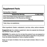 Swanson Horny Goat Weed Extract 500 mg 120 Capsules