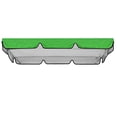 thumbnail image 4 of Outdoor Waterproof Swing Cushion Canopy Cover Set Replacement For Garden Yard, 4 of 7