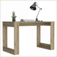 thumbnail image 4 of Desks, Modern 47.2"W x 23.6"D Computer Desk with Ample Worksurface | Light Oak | Particle Board, 4 of 7