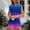 Style1-Purple womens outfits, variant on Maqroz Cute Summer Outfits for Women Floral Print Pleated Short Sleeve Top and Shorts Set Two Piece Outfit Summer Casual Lounge Vacation Sets Blue S