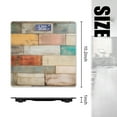 thumbnail image 2 of Bathroom Scale, Highly Accurate Digital Body Scale,Precisely Measures Weight up to 400 lbs-Vintage Wooden Wall With Array Of Different Colors And Textures, 2 of 4
