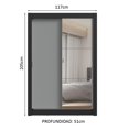 thumbnail image 3 of Ropero Closet Madesa Vivare 2 Puertas 1 Espejo NG, 3 of 5