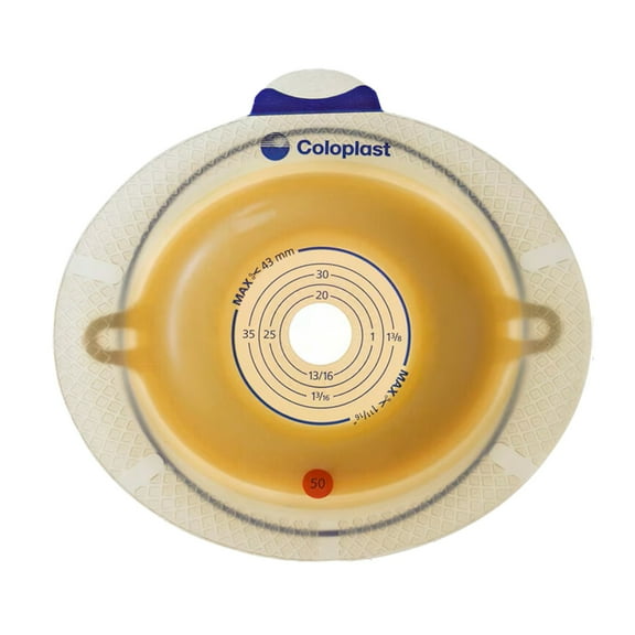 SenSura Flex Xpro Trim to Fit Ostomy Barrier Double Layer Adhesive 50 mm Flange 5 per Box 11305