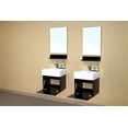 thumbnail image 2 of Bellaterra Home 41 in Double wall mount style sink vanity-wood-dark espresso, 2 of 3