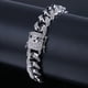 thumbnail image 5 of Pulsera de cadena de eslabones cubanos ANGGREK hip hop chapado en oro para hombres y mujeres, 5 of 8