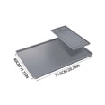thumbnail image 2 of 20.3x15.8 Inch Silicone Coffee Machine Mat, 2-in-1 Removable Dish Drying Pad for Countertop Protection, Spill-Proof Water Drainage Mat for Coffee Bar and Kitchen Accessories, 2-Piece Set, 2 of 6
