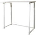 thumbnail image 2 of Panneau de Particules Blanc avec Tube en Acier Triamine, Pliable, Bureau d'Ordinateur, 2 of 8