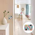 thumbnail image 7 of Yayeee Toggle Light Switch Wall Plate 3-Gang 6.37"x4.48" Decorative Outlet Cover, Colorful Checkered Pattern, 7 of 7