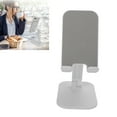 thumbnail image 4 of Support de Téléphone Cellulaire, Trou de Chargement Réservé Support de Téléphone Cellulaire Mini Pliant Angle et Hauteur Réglables pour Téléphones Tablettes jusqu'à 7,9 Po Vert,Noir,Blanc, 4 of 7