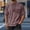 Brown, variant on Dolkfu Collared T&nbsp;Shirts&nbsp;forMan Solid Color Short Sleeve Brown Tops Minimalist Solid Polos Mens Dress&nbsp;Shirts